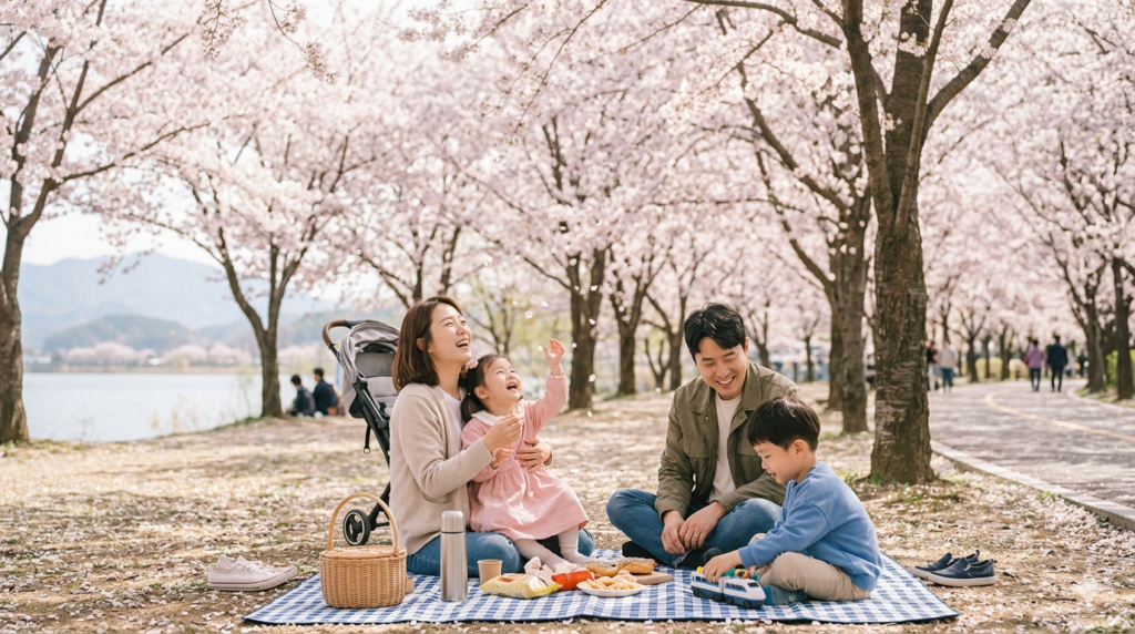 벚꽃구경, 산책 , 여의도