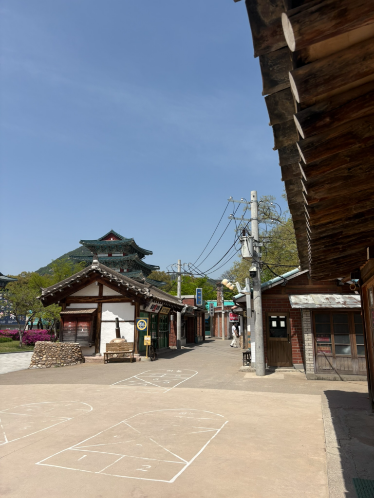 National Folk Museum of Korea outdoor retro street in Seoul