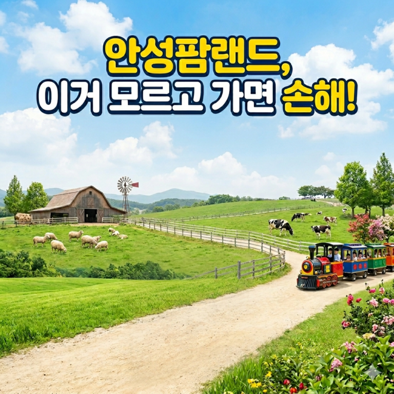 안성팜랜드, 아이랑 다녀온 후기, 유모차 입장 시 동선, 대기없이!