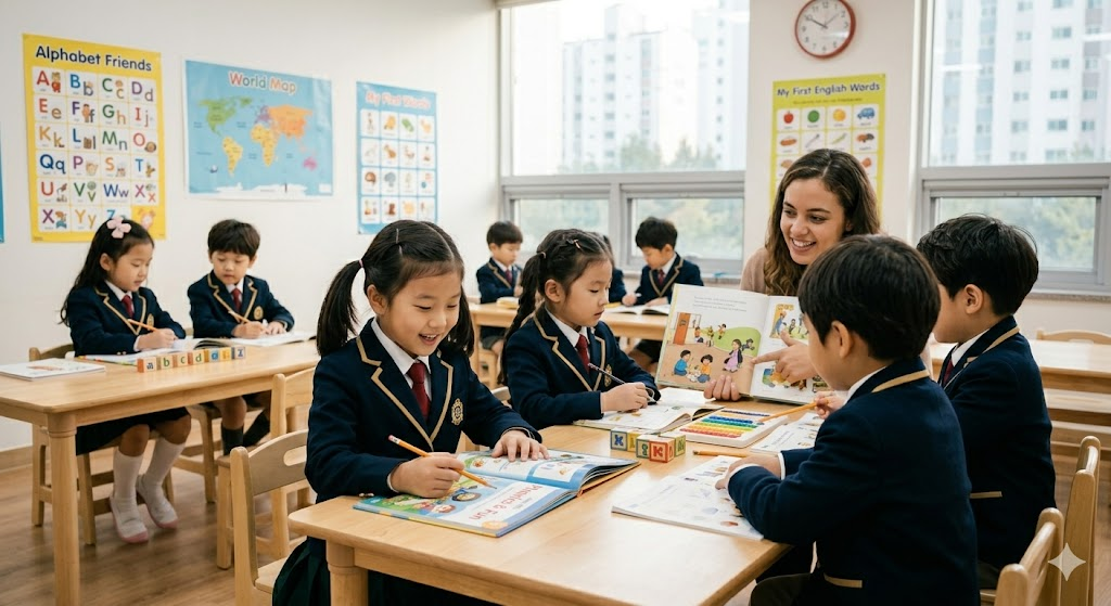 English kindergarten education in Korea