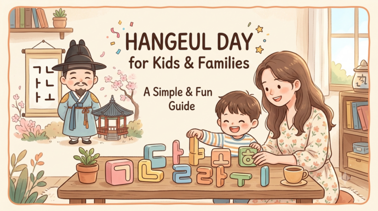 hangeul day in korea for kids